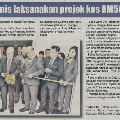 28 Januari 2023 Utusan Borneo Pg. 3 Optimis Laksanakan Projek Kos Rm50 Juta