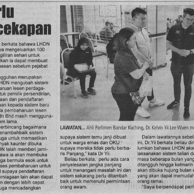 7.1.23 Utusan Sarawak Pg. 8 Lhdn Perlu Tingkatkan Kecekapan