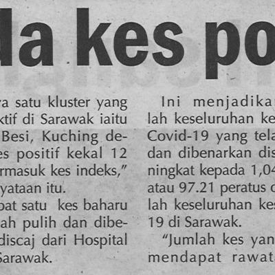 15.12.2020 Utusan Sarawak Pg.4 Covid 19 : Tiada Kes Positif Semalam