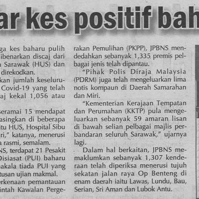 22.12.2020 Utusan Sarawak Pg.4 Covid 19 : Sifar Kes Positif Baharu Semalam