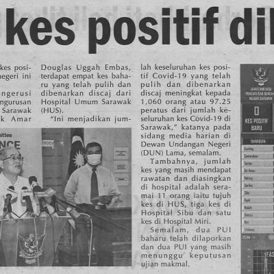 23.12.2020 Utusan Sarawak Pg.4 Tiada Kes Positif Dikesan