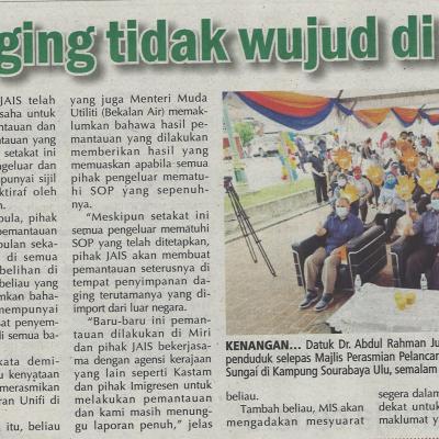 28.12.2020 Utusan Sarawak Pg. 12 Kartel Daging Tidak Wujud Di Sarawak