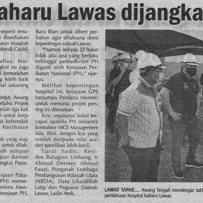 3.12.20220 Utusan Sarawak Pg.6hospital Baharu Lawas Dijangka Siap 2023