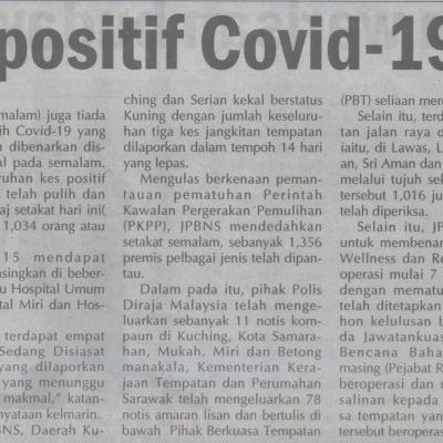 7.12.2020 Utusan Sarawak Pg.4 Tiasa Kes Covid 19 Semalam