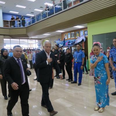 22 Februari 2023 - Sambutan Ketibaan YBrs. Tuan Ahmad Nadzri Bin Mohd Hassan, Setiausaha Persekutuan Sarawak Ke Sarawak