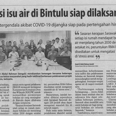 24 Mac 2023 Utusan Borneo Pg. 4 29 Projek Atasi Isu Air Di Bintulu Siap Dilaksana Setakat Ini