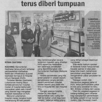 2 April 2023 Mingguan Sarawak Pg. 2 Permasalahan Pusat Kesihatan Terus Diberi Tumpuan