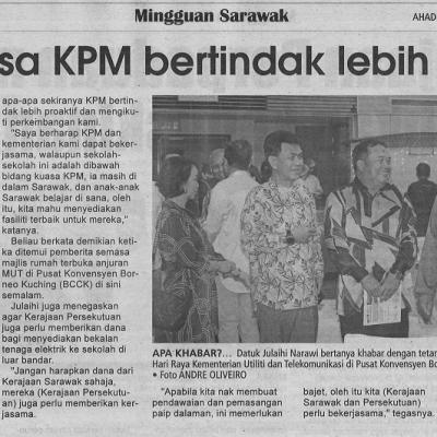 30 April 2023 Mingguan Sarawak Pg. 6 Mut Gesa Kpm Bertindak Lebih Proaktif