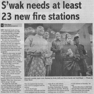 14 Mei 2023 Sundaypost Pg. 4 Swak Needs At Least 23 New Fire Stations