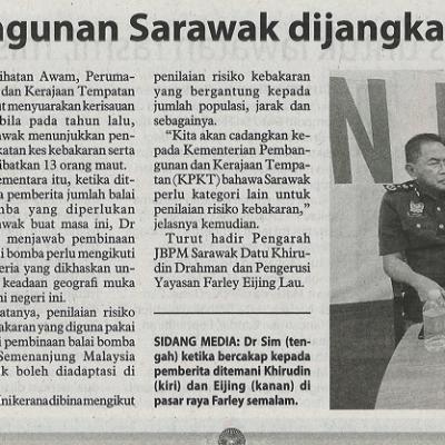 30 Mei 2023 Utusan Borneo Pg. 2 Pindaan Ordinan Bangunan Sarawak Dijangka Dibentang Pada Okt