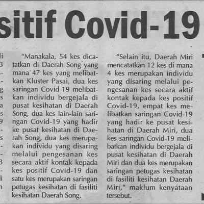 30.1.2021 Utusan Sarawak 179 Kes Positif Covid 19 Dicatatkan