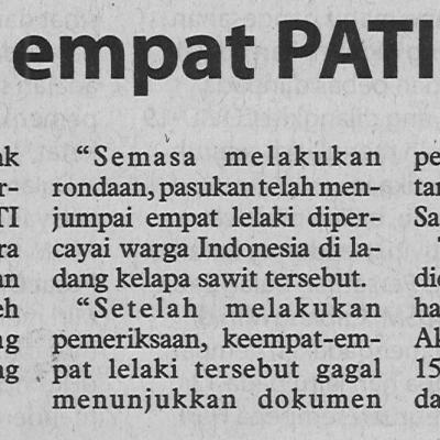 15.2.2021 Utusan Borneo Pg.2 Pga Sarawak Usir Empat Pati Warga Indonesia