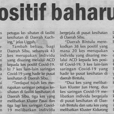 22.2.2021 Utusan Sarawak Pg.4 221 Kes Positif Baharu Semalam