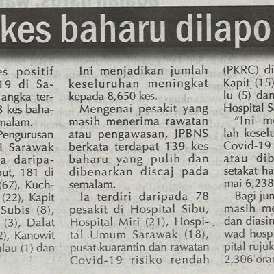 25.2.2021 Utusan Sarawak Pg.4 353 Kes Baharu Dilaporkan