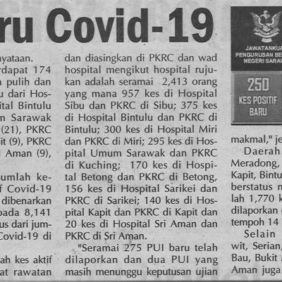 06.03.2021. Utusan Sarawak Pg.4 50 Kes Baharu Covid 19