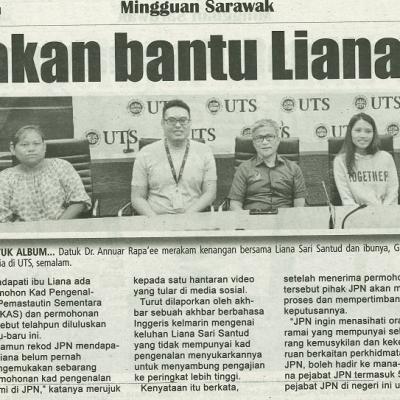 9 Julai 2023 Mingguan Sarawak Pg.5 Jpn Akan Bantu Liana Sari