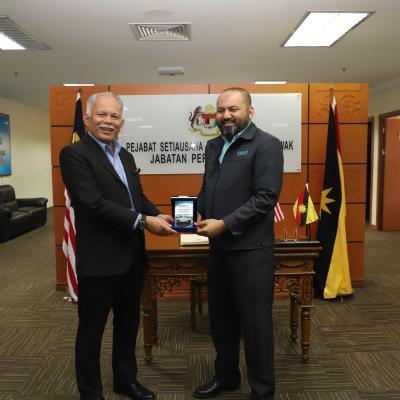17 Julai 2023 - Kunjungan hormat daripada Encik Suhaimi Mansor Pengurus Besar Kanan Sektor Kontraktor & Levi CIDB Malaysia