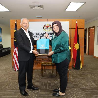 31 Julai 2023 - Kunjungan hormat daripada Puan Aireen Nadzleen Binti Abdul Razak, Pengurus Subsea Crewing & Operations Sapura Subsea Services Sdn. Bhd. (Sapura Energy Berhad)