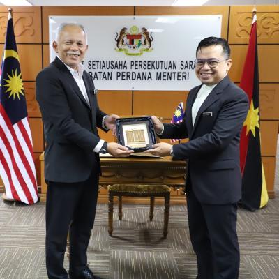 4 Ogos 2023 - Kunjungan Hormat Daripada Pengarah Penyiaran Sarawak