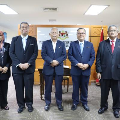 2 Oktober 2023 - Kunjungan Hormat Daripada Timbalan Ketua Pengarah, Pejabat Ketua Pegawai Keselamatan Kerajaan Malaysia