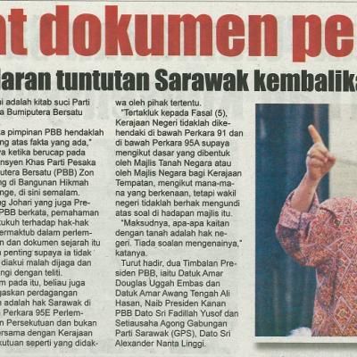24 September 2023 Mingguan Sarawak Pg.3 Empat Dokumen Penting