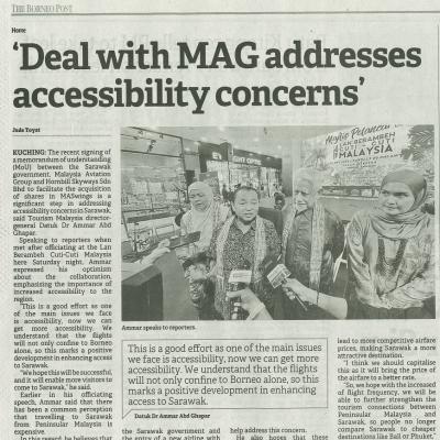 30 Oktober 2023 Borneo Post Pg.3 Deal With Mag Addresses Accessibility Concerns