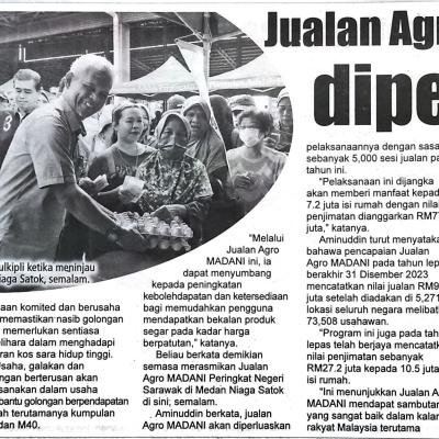 14 Januari 2024 Mingguan Sarawak Pg.6 Jualan Agro Madani Diperluas