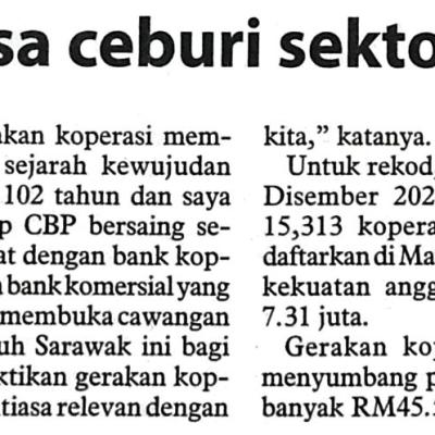 14 Januari 2024 Utusan Borneo Pg.2 Koperasi Digesa Ceburi Sektor Borong Runcit