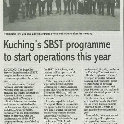 28 Januari 2024 Sunday Post Pg.4 Kuchings Sbst Programme To Start Operations This Year
