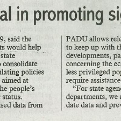 7 Januari 2024 Sunday Post Pg.1 Civil Servants Role Crucial In Promoting Significance Of Padu