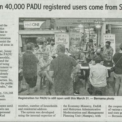 7 Januari 2024 Sunday Post Pg.2 More Than 40 000 Padu Registered Users Come From Sarawak