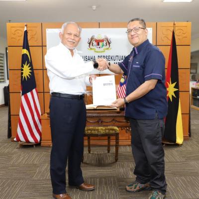 31 Januari 2024 - Kunjungan Hormat Daripada Timbalan Setiausaha Bahagian, Bahagian Dasar Dan Perancangan Strategik, Kementerian Pertahanan Malaysia 