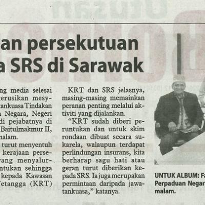20 Februari 2024 Utusan Borneo Pg.2 Fatimah Berharap Kerajaan Persekutuan Salur Peruntukan Kepada Srs Di Sarawak