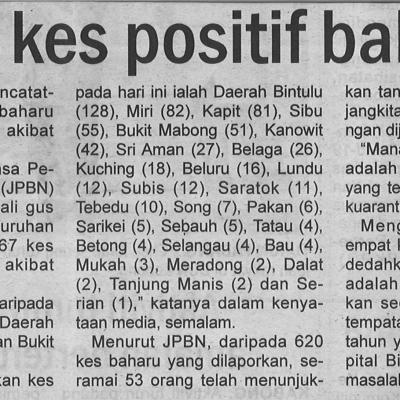 5.5.2021 Utusan Sarawak Pg.4 620 Kes Positif Baharu