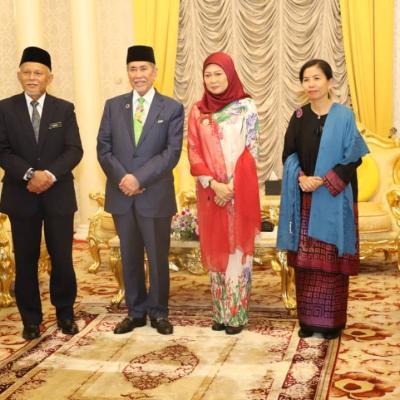 2 April 2024 - Kunjungan Hormat ke atas Yang di-Pertua Negeri Sarawak, Tuan Yang Terutama (TYT) Tun Pehin Sri Dr. Haji Wan Junaidi Tuanku Jaafar
