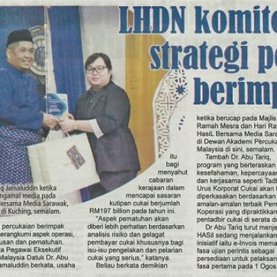 11 Mei 2024 Utusan Sarawak Pg.10 Lhdn Komited Rangka Strategi Percukaian Berimpak Tinggi