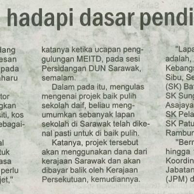 14 Mei 2024 Utusan Sarawak Pg.4 Persiapan Hadapi Dasar Pendidikan 2026