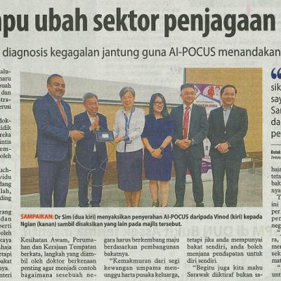 15 Jun 2024 Utusan Borneo Pg.3 Sarawak Mampu Ubah Sektor Penjagaan Kesihatannya