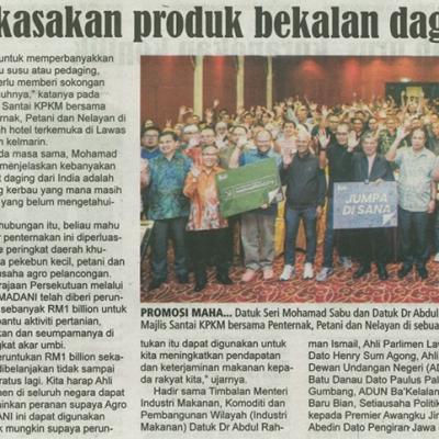 10 Ogos 2024 Utusan Sarawak Pg.3 Perkasakan Produk Bekalan Daging