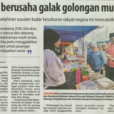 11 Ogos 2024 Utusan Borneo Pg.3 Kpwkm Terus Berusaha Galak Golongan Muda Berkahwin