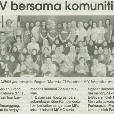 15 Ogos 2024 Utusan Sarawak Pg.6 Program Miv Bersama Komuniti Di Sarawak