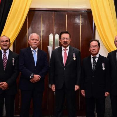4 Julai 2024 - Menghadiri Majlis Penganugerahan Pingat Peringatan Jubli Intan Bersempena 60 Tahun Sarawak Merdeka Tahun 2023 di Dewan Undangan Negeri Sarawak, Kuching.