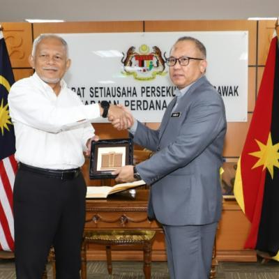 14 Ogos 2024 - Kunjungan hormat daripada Tuan Hasbilah bin Mohamad Salleh, Pengarah Suruhanjaya Pencegahan Rasuah Malaysia, Sarawak