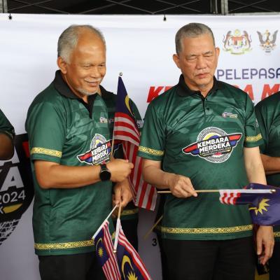 3 Ogos 2024 - Menghadiri Majlis Pelancaran Bulan Kebangsaan dan Kibar Jalur Gemilang Peringkat Sarawak 2024