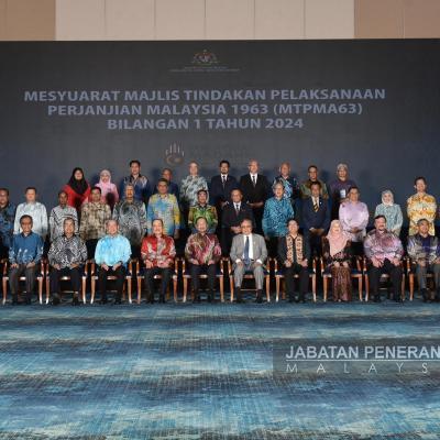 12 September - Mesyuarat Majlis Tindakan Pelaksanaan Perjanjian Malaysia 1963 (MTPMA63) Bilangan 1 Tahun 2024 diadakan di Kota Kinabalu