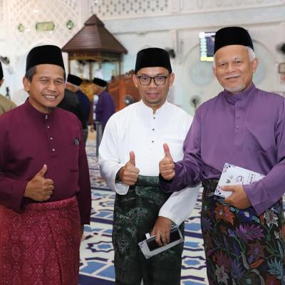 16 September 2024 - YBhg. Dato Ahmad Nadzri bin Mohd Hassan, Setiausaha Persekutuan Sarawak telah menghadiri Majlis Kesyukuran dan Zikir Maulid bersempena dengan Sambutan Maulidur Rasul Peringkat Sarawak Tahun 1446H/2024M 