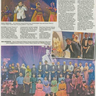 25 November 2024 Utusan Sarawak Pg.10 Malam Getaran Jiwa Imbau Nostalgia