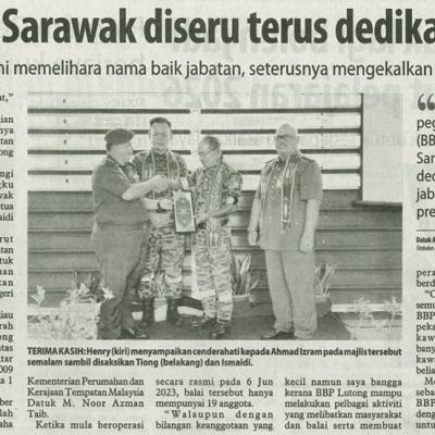 8 November 2024 Utusan Borneo Pg.5 Anggota Jbpm Sarawak Diseru Terus Dedikasi Berkhidmat