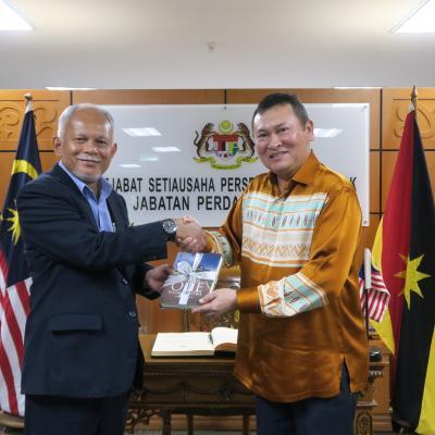 18 November 2024 - Kunjungan daripada delegasi Institut Diplomasi dan Hubungan Luar Negeri (IDFR), Kementerian Luar Negeri Malaysia dan peserta-peserta kursus Program Kerjasama Teknikal Malaysia (MTCP)
