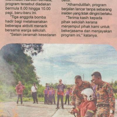 23 Disember 2024 Utusan Sarawak Pg.15 Budayakan Kesedaran Keselamatan Kebakaran